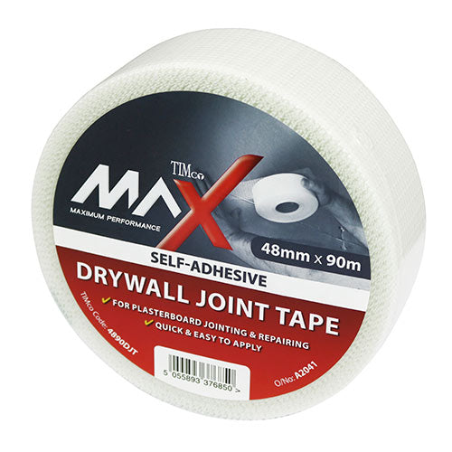 A professional grade self-adhesive drywall tape, which is manufactured using a strong 9 x 9 fibreglass weave for high mechanical strength. Made in Europe.