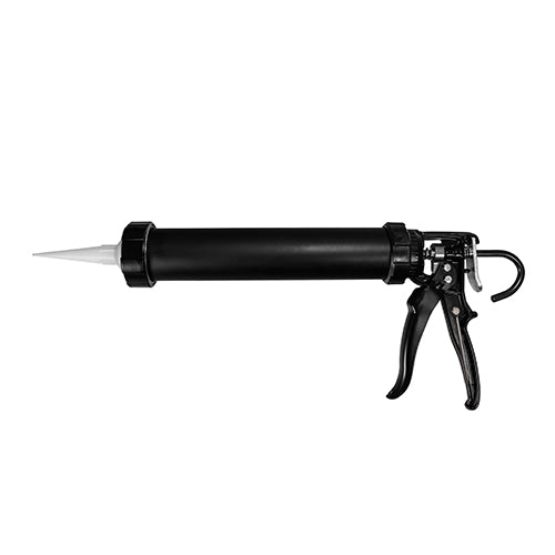 A premium quality professional foil and cartridge applicator gun. Constructed with a heavy gauge aluminium barrel, reinforced steel mechanism and ergonomic grip for long lasting, easy to use and precise adhesive and sealant application. Compatible with both 400ml foils and 380ml plastic cartridges.