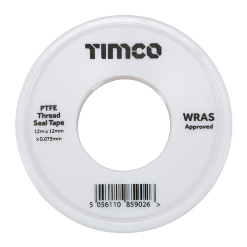 Thread sealing tape used for a variety of plumbing applications including those involving potable water.