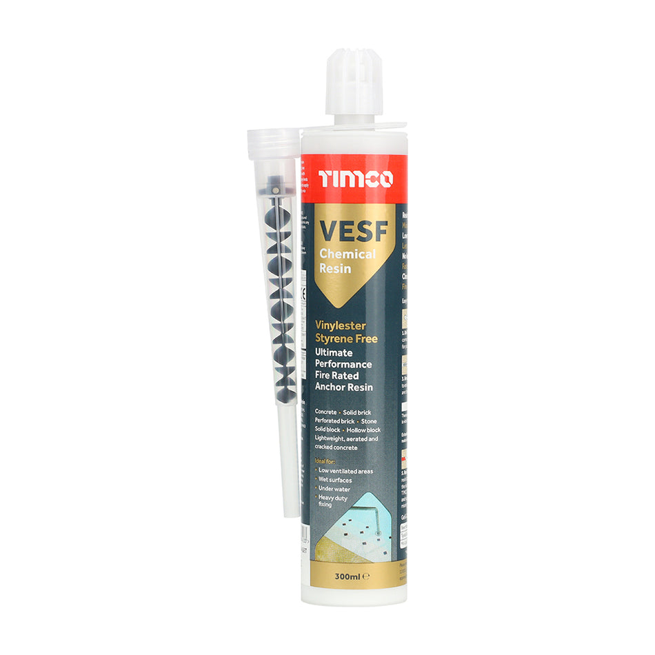 Vinylester styrene free low odour resin is a high performance, rapid curing, two component, mix in the nozzle resin with European approval.  Suitable for many kinds of solid and hollow masonry.  Simple to apply by pumping a required resin quantity into the hole.