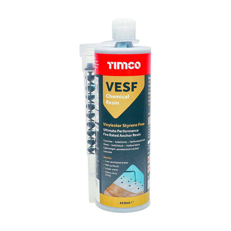 Vinylester styrene free low odour resin is a high performance, rapid curing, two component, mix in the nozzle resin with European approval.  Suitable for many kinds of solid and hollow masonry.  Simple to apply by pumping a required resin quantity into the hole.