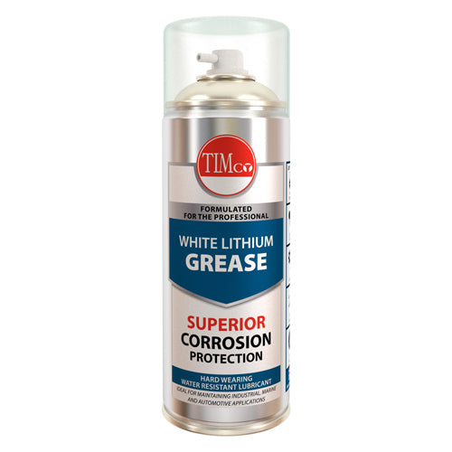 TIMCO White Lithium Grease is an opaque viscous lubricant with a non-thinning heat resistant formulation to ensure long term performance.
Ideal for industrial, marine and automotive application where water ingress can be detrimental to lubrication.